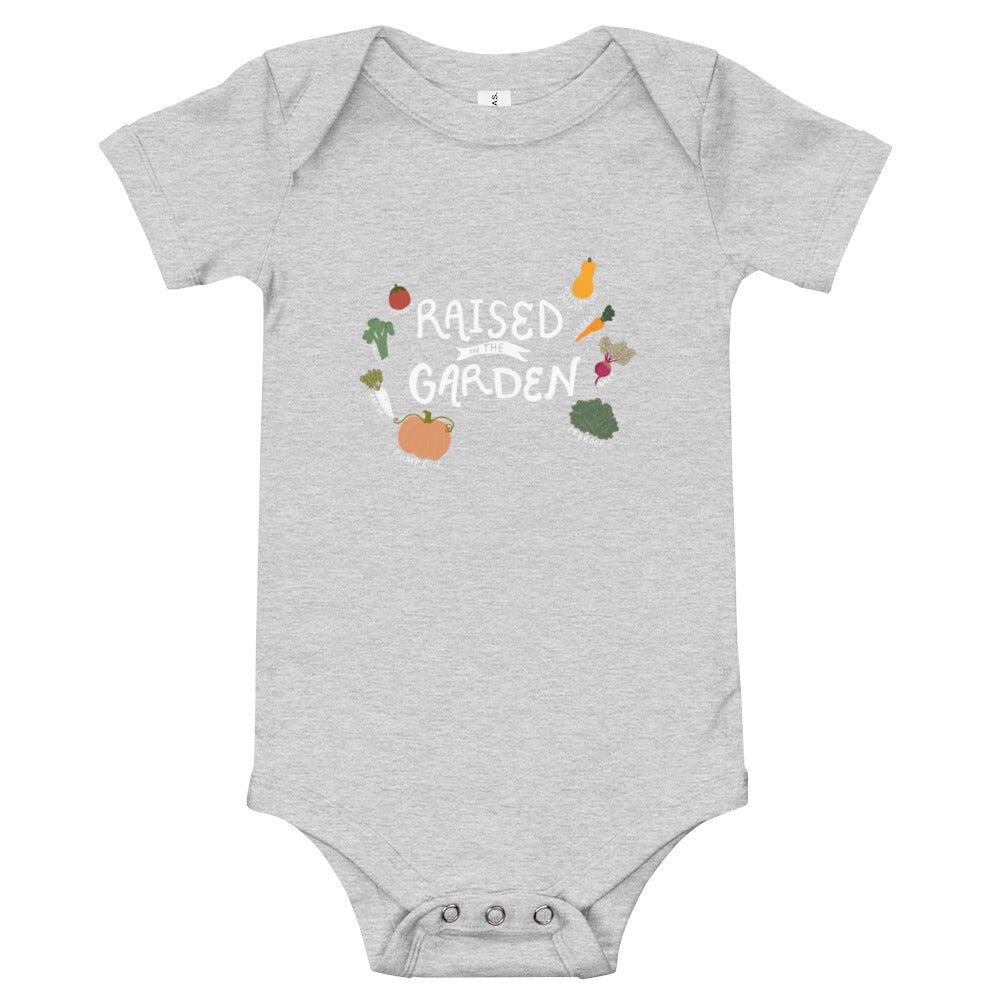Raised In The Garden Baby Onsie