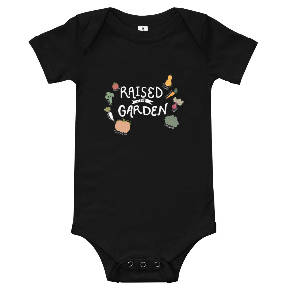 Raised In The Garden Baby Onsie