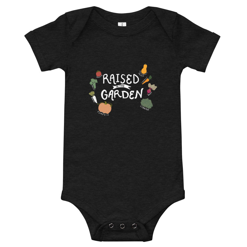 Raised In The Garden Baby Onsie