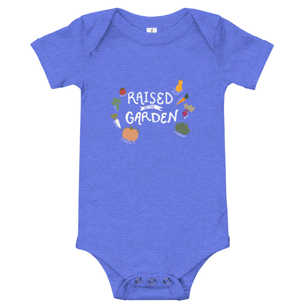 Raised In The Garden Baby Onsie