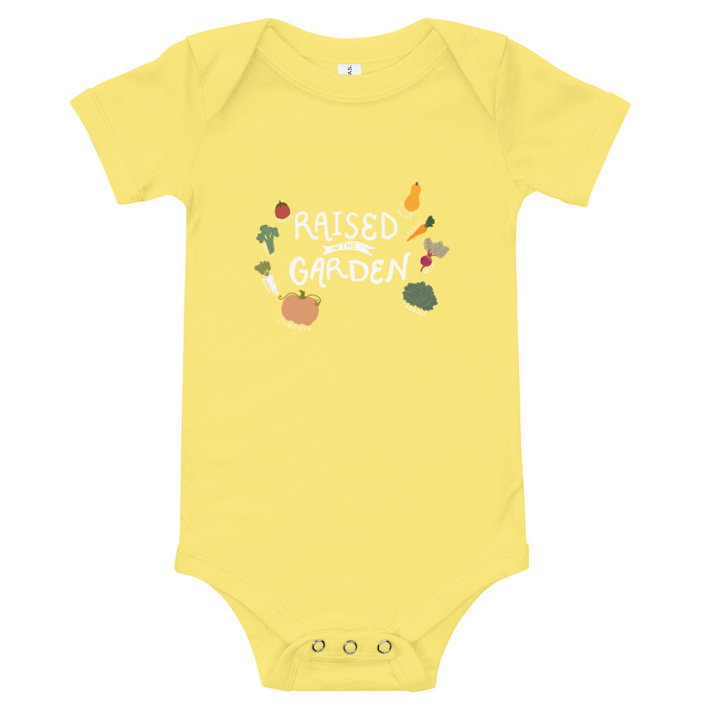 Raised In The Garden Baby Onsie