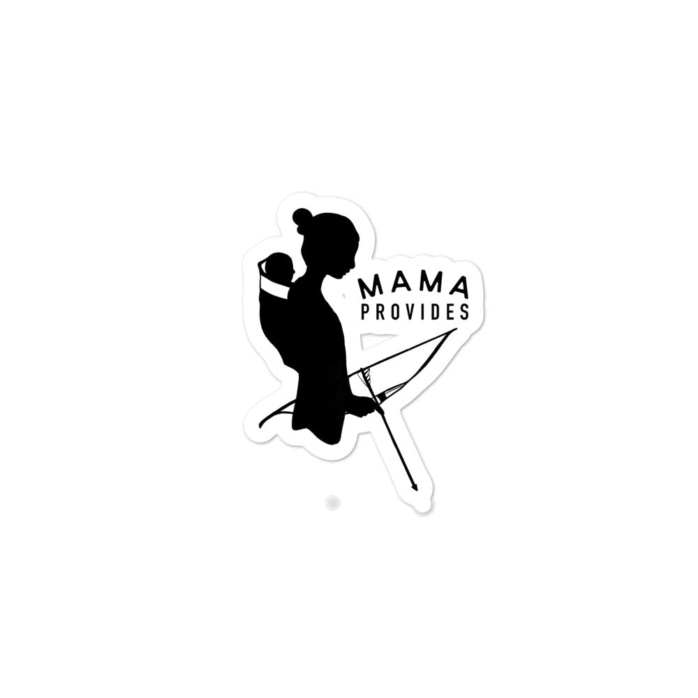 Mama Provides Bowhunter Sticker