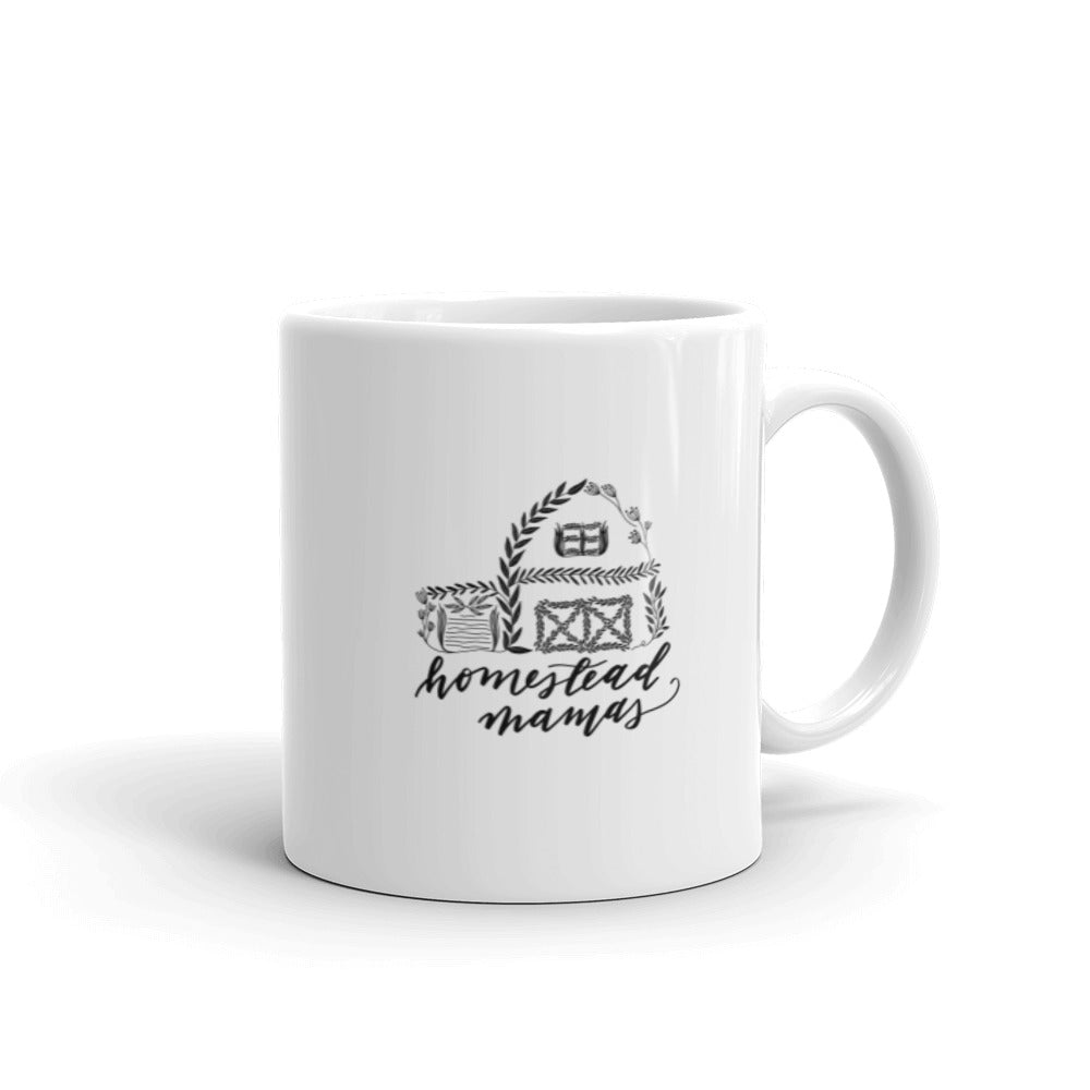 Mama Puts Up Ceramic Mug