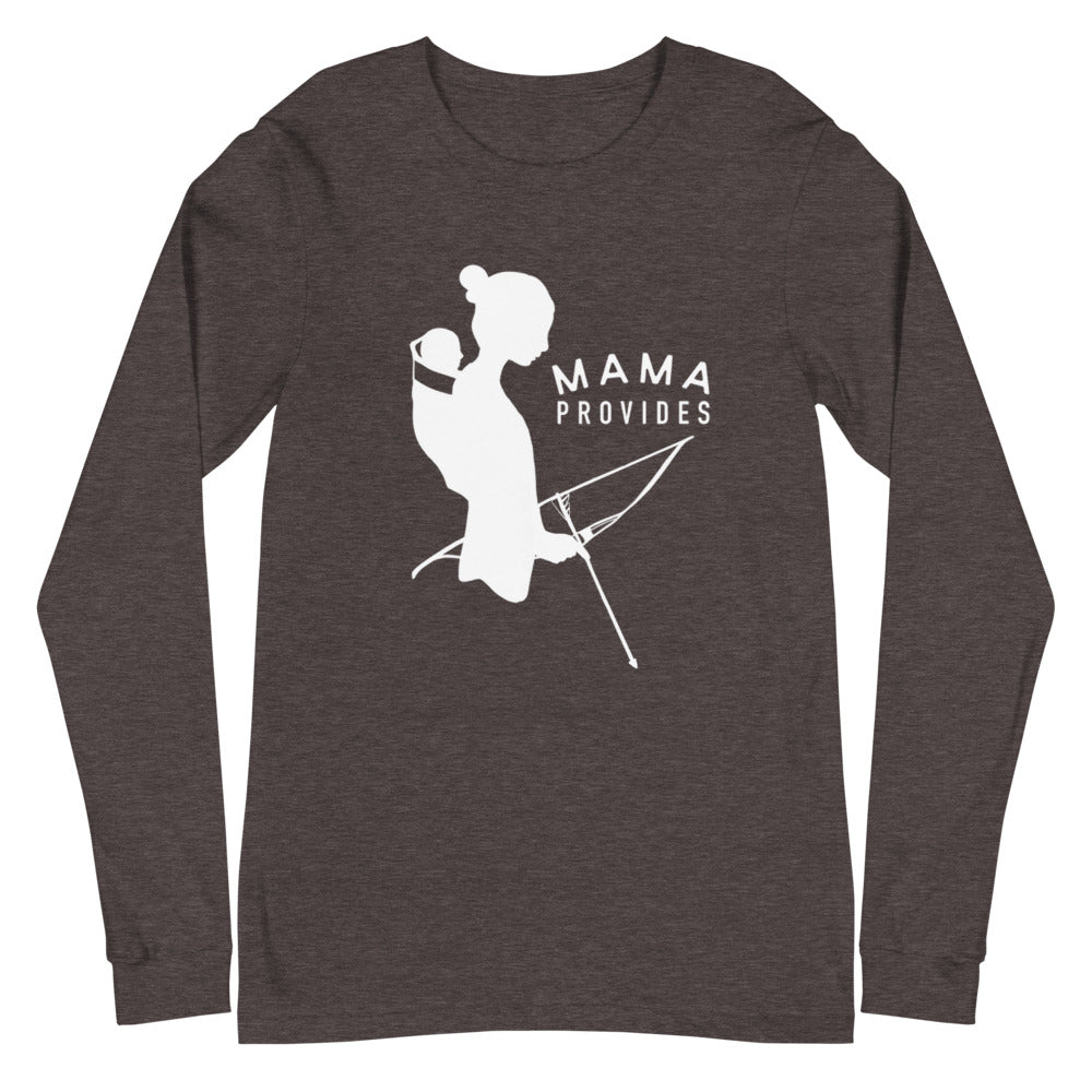 Mama Provides Bow Hunter Long Sleeve Tee