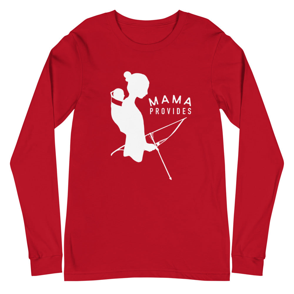 Mama Provides Bow Hunter Long Sleeve Tee