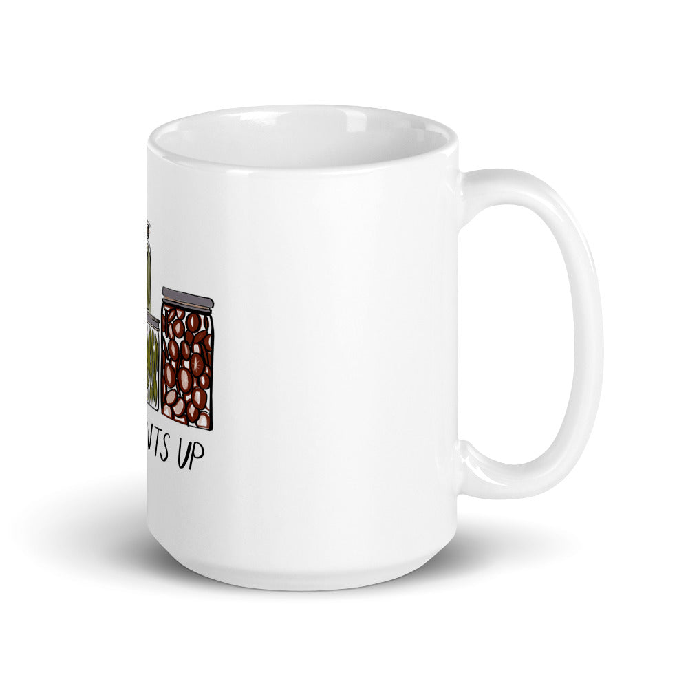 Mama Puts Up Ceramic Mug