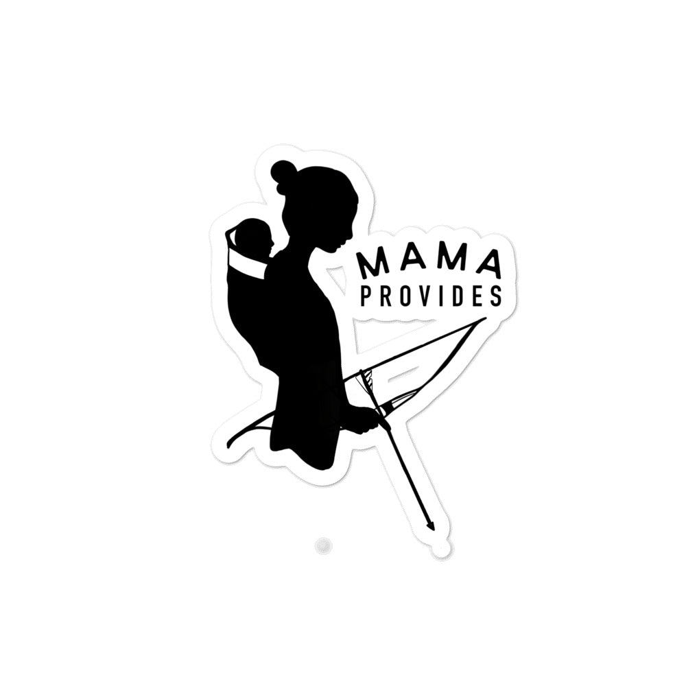 Mama Provides Bowhunter Sticker