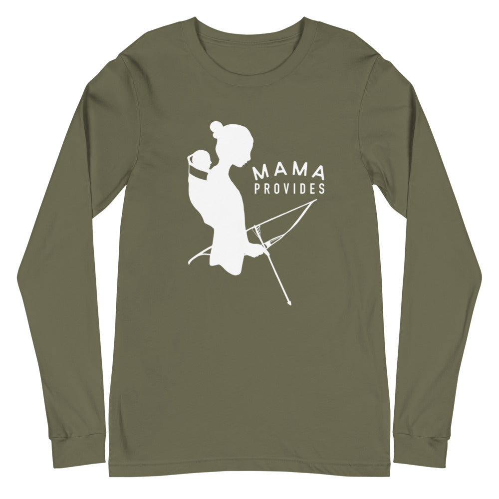 Mama Provides Bow Hunter Long Sleeve Tee