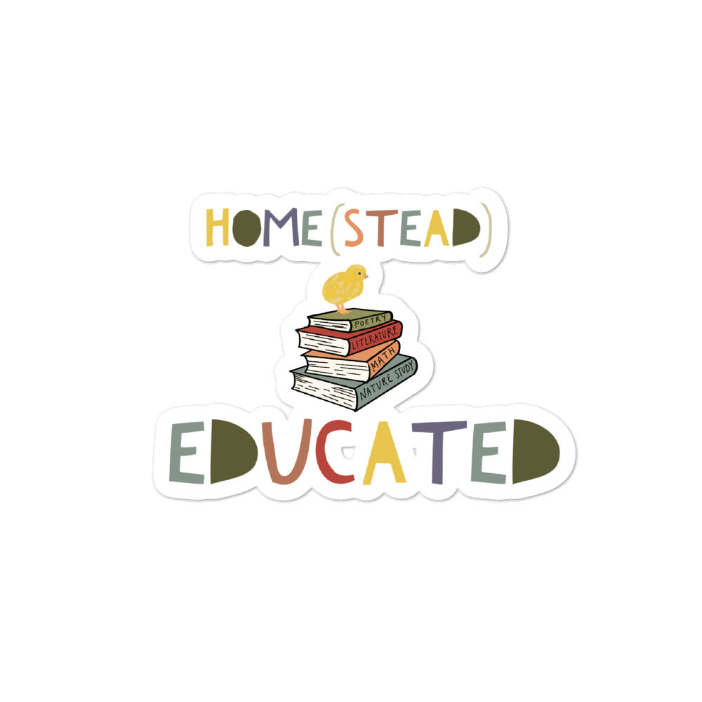 Homestead Educated Sticker