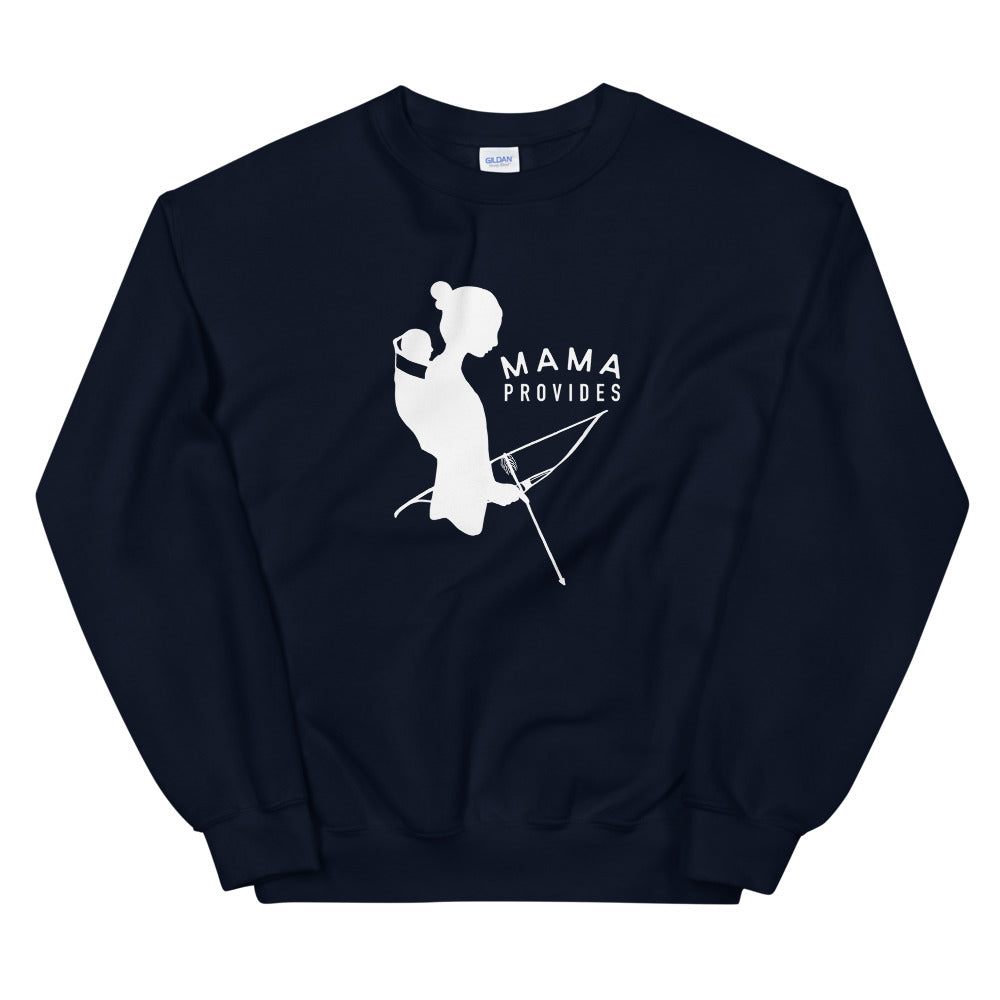 Mama Provides Bow Hunter Sweatshirt