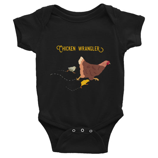 Chicken Wrangler Baby Bodysuit