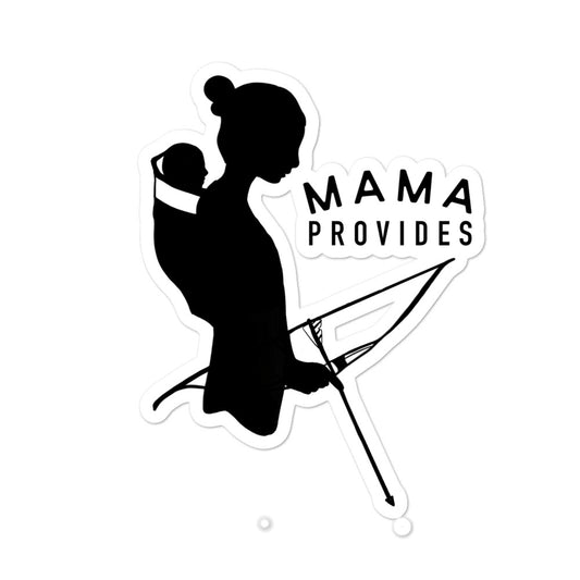 Mama Provides Bowhunter Sticker