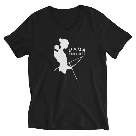 Mama Provides Bow Hunter V-Neck T-Shirt