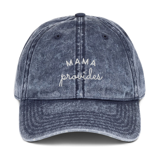 Mama Provides Vintage Cap
