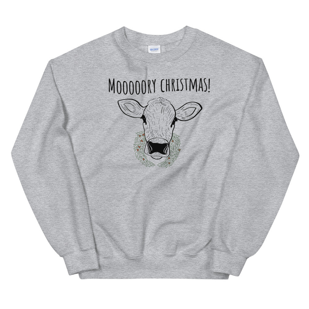 Moooory Christmas Unisex Sweatshirt